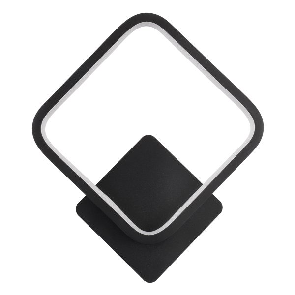 LENA 61079 Φωτιστικό Τοίχου - Απλίκα Design LED CCT 12W 1440lm 300° AC 220-240V - Εναλλαγή Φωτισμού μέσω Διακόπτη On/Off All In One Ψυχρό 6000k+Φυσικό 4500k+Θερμό 2700k Μ25 x Π5.5 x Υ29.5cm - Μαύρο - Image 3