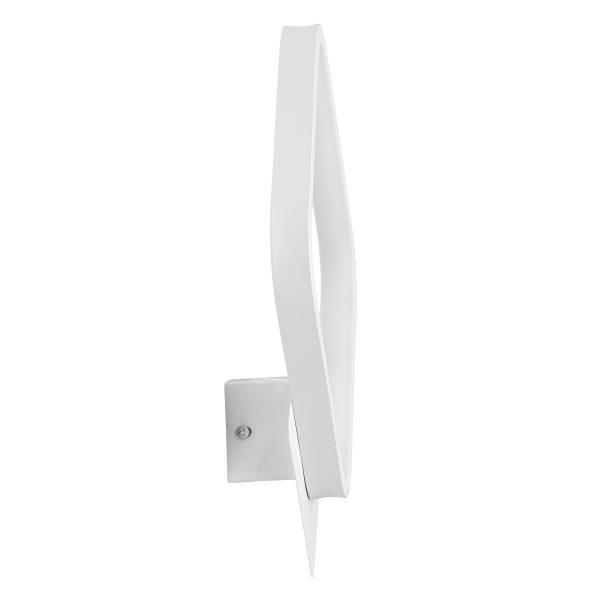 LENA 61080 Φωτιστικό Τοίχου - Απλίκα Design LED CCT 12W 1440lm 300° AC 220-240V - Εναλλαγή Φωτισμού μέσω Διακόπτη On/Off All In One Ψυχρό 6000k+Φυσικό 4500k+Θερμό 2700k Μ25 x Π5.5 x Υ29.5cm - Λευκό - Image 4