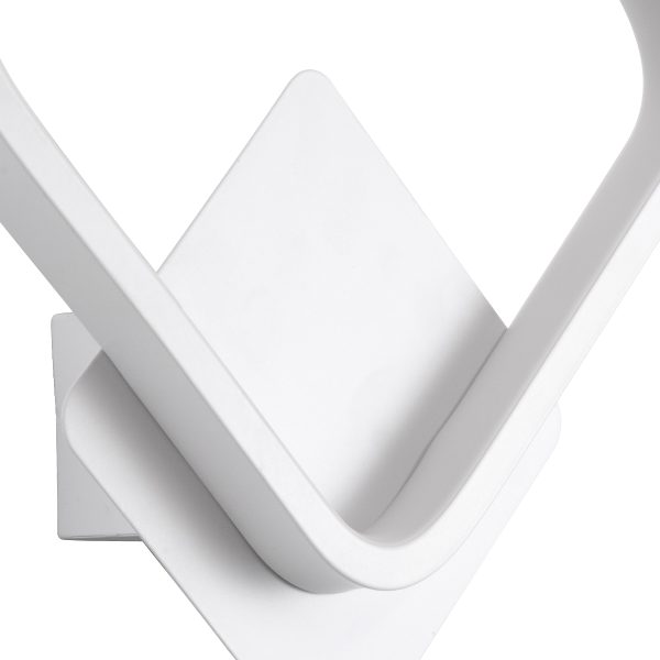 LENA 61080 Φωτιστικό Τοίχου - Απλίκα Design LED CCT 12W 1440lm 300° AC 220-240V - Εναλλαγή Φωτισμού μέσω Διακόπτη On/Off All In One Ψυχρό 6000k+Φυσικό 4500k+Θερμό 2700k Μ25 x Π5.5 x Υ29.5cm - Λευκό - Image 5