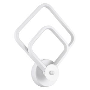 ANNA 61086 Φωτιστικό Τοίχου – Απλίκα Design LED CCT 15W 1800lm 300° AC 220-240V – Εναλλαγή Φωτισμού μέσω Διακόπτη On/Off All In One Ψυχρό 6000k+Φυσικό 4500k+Θερμό 2700k Μ25 x Π8 x Υ30cm – Λευκό