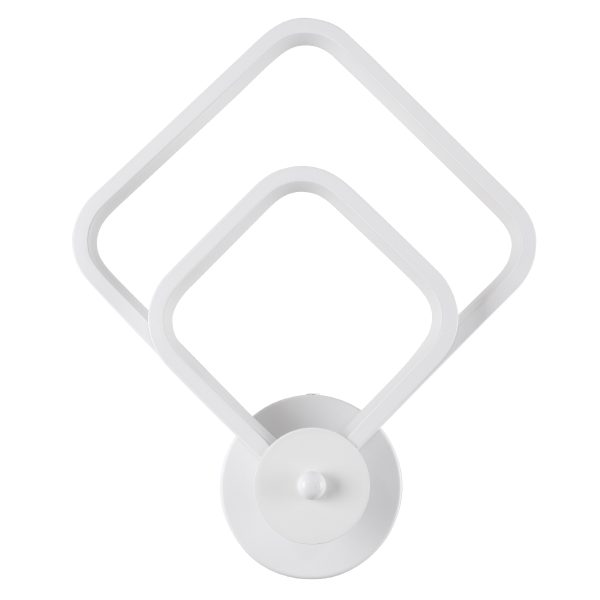 ANNA 61086 Φωτιστικό Τοίχου - Απλίκα Design LED CCT 15W 1800lm 300° AC 220-240V - Εναλλαγή Φωτισμού μέσω Διακόπτη On/Off All In One Ψυχρό 6000k+Φυσικό 4500k+Θερμό 2700k Μ25 x Π8 x Υ30cm - Λευκό - Image 3