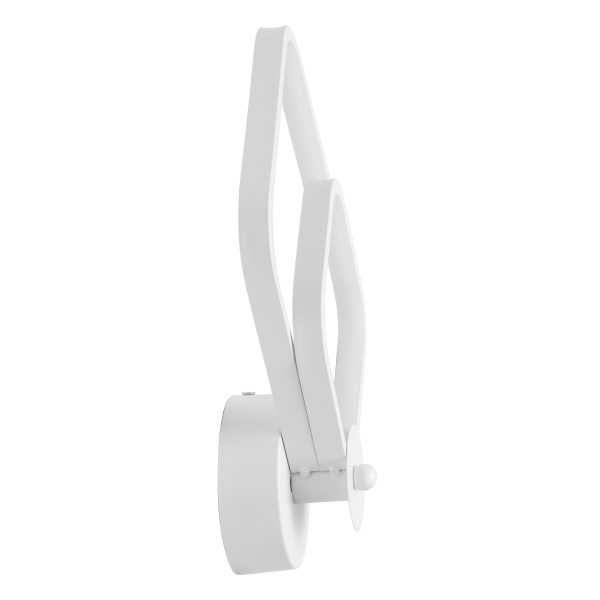 ANNA 61086 Φωτιστικό Τοίχου - Απλίκα Design LED CCT 15W 1800lm 300° AC 220-240V - Εναλλαγή Φωτισμού μέσω Διακόπτη On/Off All In One Ψυχρό 6000k+Φυσικό 4500k+Θερμό 2700k Μ25 x Π8 x Υ30cm - Λευκό - Image 4