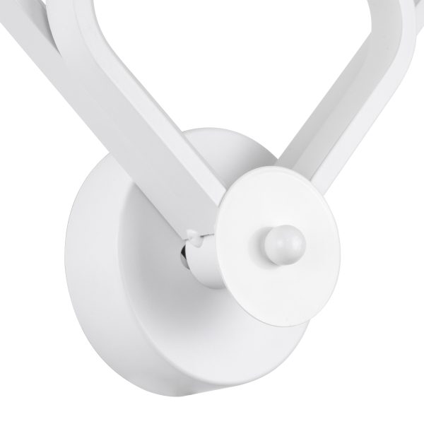 ANNA 61086 Φωτιστικό Τοίχου - Απλίκα Design LED CCT 15W 1800lm 300° AC 220-240V - Εναλλαγή Φωτισμού μέσω Διακόπτη On/Off All In One Ψυχρό 6000k+Φυσικό 4500k+Θερμό 2700k Μ25 x Π8 x Υ30cm - Λευκό - Image 5
