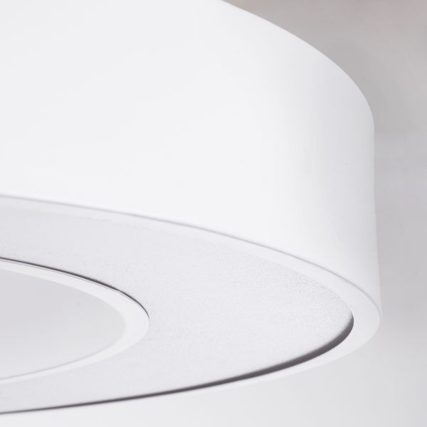 RA 61195 Κρεμαστό Φωτιστικό Δαχτυλίδι-Κύκλος LED CCT 67W 7370lm 120° AC 220-240V - Εναλλαγή Φωτισμού μέσω Τηλεχειριστηρίου All In One Ψυχρό 6000k+Φυσικό 4500k+Θερμό 2700k Dimmable Φ60cm - Λευκό - 3 Years Warranty - Image 5