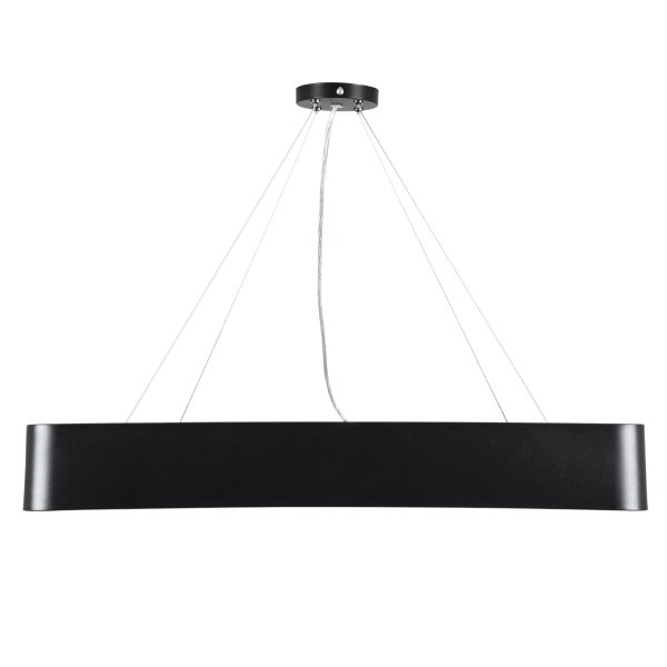 KAMALA 61208-P Κρεμαστή Πλαφονιέρα Οροφής LED CCT 75W 8625lm 120° AC 220-240V - Εναλλαγή Φωτισμού μέσω Τηλεχειριστηρίου All In One Ψυχρό 6000k+Φυσικό 4500k+Θερμό 2700k Dimmable Μ60 x Π60 x Υ8cm - Μαύρο - 3 Years Warranty - Image 5