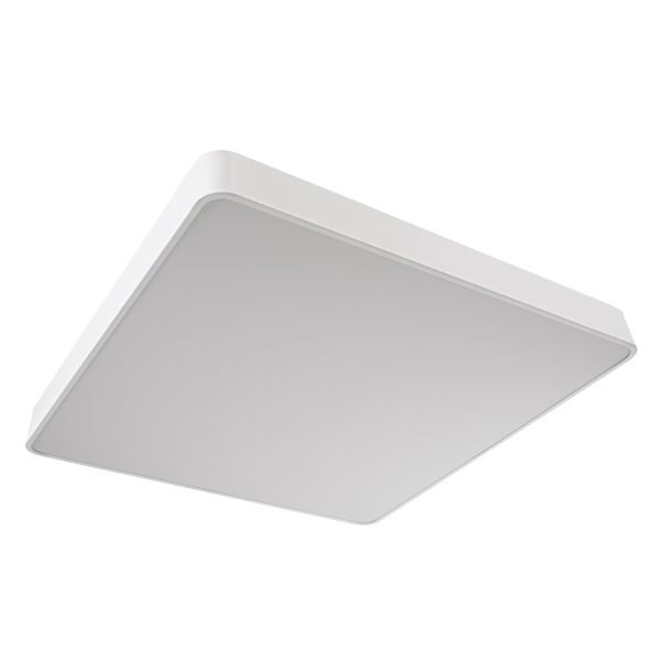 KAMALA 61211-S Πλαφονιέρα Οροφής LED CCT 100W 11020lm 120° AC 220-240V - Εναλλαγή Φωτισμού μέσω Τηλεχειριστηρίου All In One Ψυχρό 6000k+Φυσικό 4500k+Θερμό 2700k Dimmable Μ80 x Π80 x Υ8cm - Λευκό - 3 Years Warranty - Image 3
