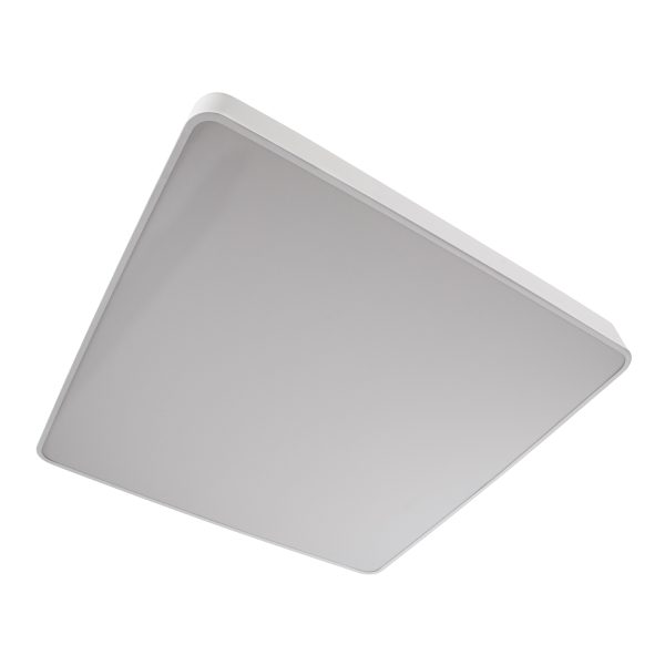 KAMALA 61211-S Πλαφονιέρα Οροφής LED CCT 100W 11020lm 120° AC 220-240V - Εναλλαγή Φωτισμού μέσω Τηλεχειριστηρίου All In One Ψυχρό 6000k+Φυσικό 4500k+Θερμό 2700k Dimmable Μ80 x Π80 x Υ8cm - Λευκό - 3 Years Warranty - Image 4