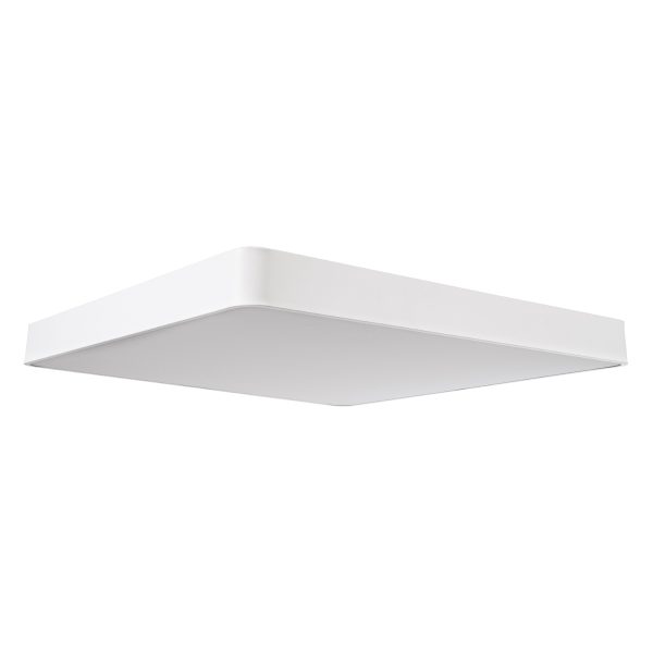 KAMALA 61211-S Πλαφονιέρα Οροφής LED CCT 100W 11020lm 120° AC 220-240V - Εναλλαγή Φωτισμού μέσω Τηλεχειριστηρίου All In One Ψυχρό 6000k+Φυσικό 4500k+Θερμό 2700k Dimmable Μ80 x Π80 x Υ8cm - Λευκό - 3 Years Warranty - Image 5