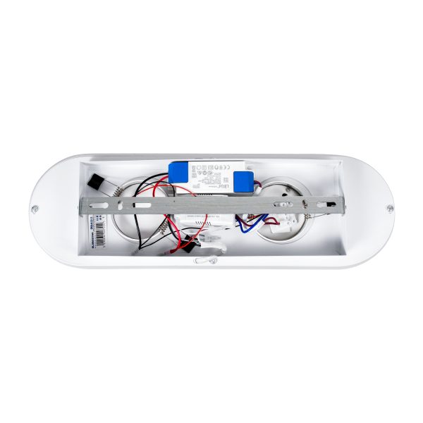 NESPO 61213 Φωτιστικό Οροφής Linear Design LED CCT με Κινούμενα Σποτ LED Spot Downlight 36W 4032lm 360° & 45° AC 220-240V - Εναλλαγή Φωτισμού μέσω Διακόπτη On/Off All In One Ψυχρό 6000k+Φυσικό 4500k+Θερμό 2700k Μ40 x Π13 x Υ6.5cm - Λευκό - Image 5