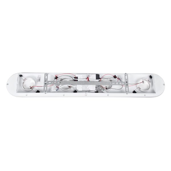 NESPO 61215 Φωτιστικό Οροφής Linear Design LED CCT με Κινούμενα Σποτ LED Spot Downlight 48W 5376lm 360° & 45° AC 220-240V - Εναλλαγή Φωτισμού μέσω Διακόπτη On/Off All In One Ψυχρό 6000k+Φυσικό 4500k+Θερμό 2700k Μ80 x Π13 x Υ6.5cm - Λευκό - Image 5