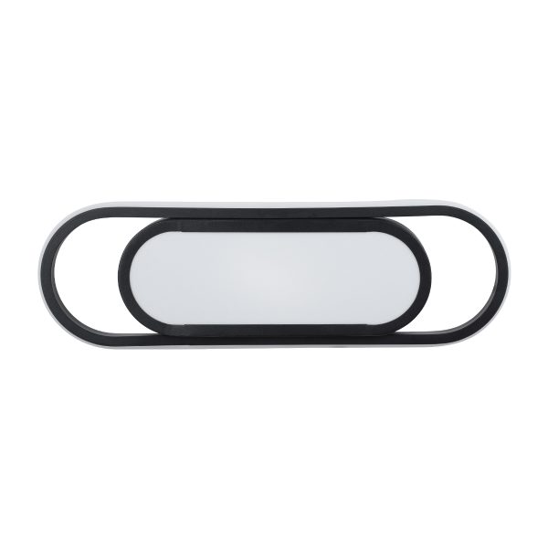 IGOR 61216 Φωτιστικό Οροφής Linear Design LED CCT 24W 2880lm 210° AC 220-240V - Εναλλαγή Φωτισμού μέσω Διακόπτη On/Off All In One Ψυχρό 6000k+Φυσικό 4500k+Θερμό 2700k Μ41 x Π13 x Υ4.5cm - Μαύρο - 3 Years Warranty - Image 4