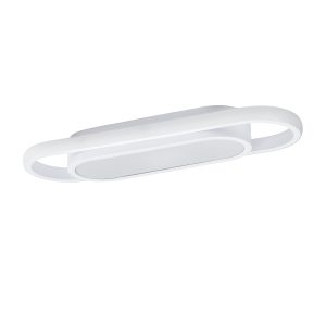 IGOR 61217 Φωτιστικό Οροφής Linear Design LED CCT 24W 2880lm 210° AC 220-240V – Εναλλαγή Φωτισμού μέσω Διακόπτη On/Off All In One Ψυχρό 6000k+Φυσικό 4500k+Θερμό 2700k Μ41 x Π13 x Υ4.5cm – Λευκό – 3 Years Warranty