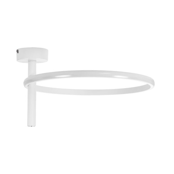 VERONA 61221 Φωτιστικό Οροφής Δαχτυλίδι-Κύκλος LED CCT 24W 2688lm 360° AC 220-240V - Εναλλαγή Φωτισμού μέσω Διακόπτη On/Off All In One Ψυχρό 6000k+Φυσικό 4500k+Θερμό 2700k Φ40 x Υ23cm - Λευκό - 3 Χρόνια Εγγύηση - Image 3