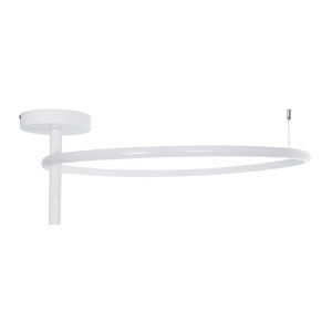 VERONA 61224 Φωτιστικό Οροφής Δαχτυλίδι-Κύκλος LED CCT 36W 4032lm 360° AC 220-240V – Εναλλαγή Φωτισμού μέσω Διακόπτη On/Off All In One Ψυχρό 6000k+Φυσικό 4500k+Θερμό 2700K Φ60 x Υ23cm – Λευκό – 3 Χρόνια Εγγύηση