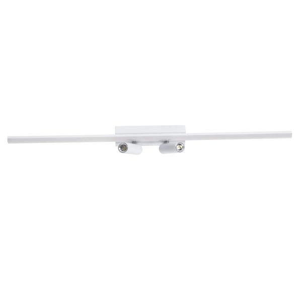 BARETTI 61227 Φωτιστικό Οροφής Linear Design LED CCT με Κινούμενα Σποτ LED Downlight 24W 2688lm 160° & 45° AC 220-240V IP20  - Εναλλαγή Φωτισμού μέσω Διακόπτη On/Off All In One Ψυχρό 6000k+Φυσικό 4500k+Θερμό 2700k - Μ80 x Π5.5 x Υ5 cm - Λευκό - 3 Χρόν - Image 3