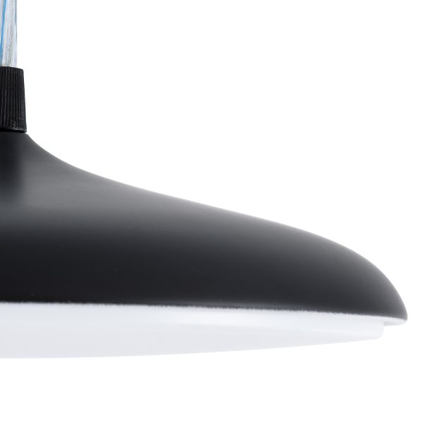 BARON 61251 Κρεμαστή Πλαφονιέρα Οροφής LED CCT 12W 1440lm 120° AC 220-240V - Εναλλαγή Φωτισμού μέσω Διακόπτη On/Off All In One Ψυχρό 6000k+Φυσικό 4500k+Θερμό 2700k Φ25 x Υ8cm - Μαύρο - 3 Years Warranty - Image 5