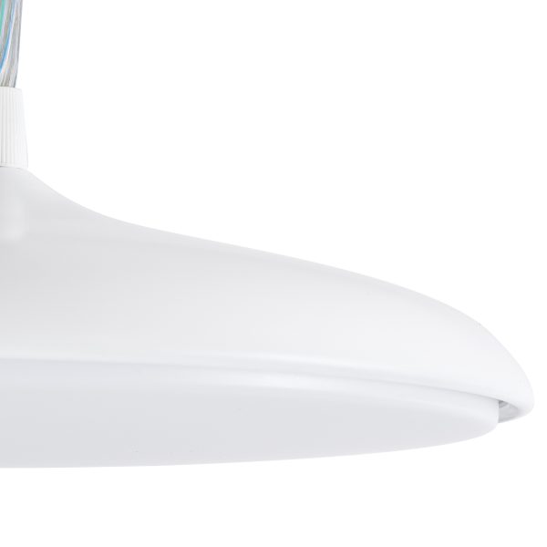 BARON 61252 Κρεμαστή Πλαφονιέρα Οροφής LED CCT 12W 1440lm 120° AC 220-240V - Εναλλαγή Φωτισμού μέσω Διακόπτη On/Off All In One Ψυχρό 6000k+Φυσικό 4500k+Θερμό 2700k Φ25 x Υ8cm - Λευκό - 3 Years Warranty - Image 5