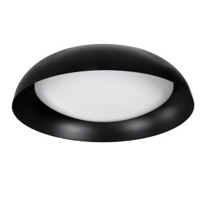 ANATOLIA 61264 Πλαφονιέρα Οροφής LED CCT 75W 8625lm 120° AC 220-240V – Εναλλαγή Φωτισμού μέσω Τηλεχειριστηρίου All In One Ψυχρό 6000k+Φυσικό 4500k+Θερμό 2700k Dimmable Φ60cm – Μαύρο – 3 Years Warranty