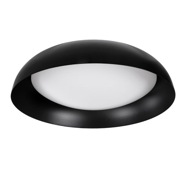 ANATOLIA 61264 Πλαφονιέρα Οροφής LED CCT 75W 8625lm 120° AC 220-240V - Εναλλαγή Φωτισμού μέσω Τηλεχειριστηρίου All In One Ψυχρό 6000k+Φυσικό 4500k+Θερμό 2700k Dimmable Φ60cm - Μαύρο - 3 Years Warranty - Image 2