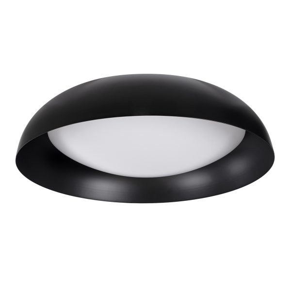 ANATOLIA 61264 Πλαφονιέρα Οροφής LED CCT 75W 8625lm 120° AC 220-240V - Εναλλαγή Φωτισμού μέσω Τηλεχειριστηρίου All In One Ψυχρό 6000k+Φυσικό 4500k+Θερμό 2700k Dimmable Φ60cm - Μαύρο - 3 Years Warranty - Image 3