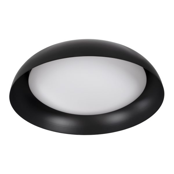 ANATOLIA 61264 Πλαφονιέρα Οροφής LED CCT 75W 8625lm 120° AC 220-240V - Εναλλαγή Φωτισμού μέσω Τηλεχειριστηρίου All In One Ψυχρό 6000k+Φυσικό 4500k+Θερμό 2700k Dimmable Φ60cm - Μαύρο - 3 Years Warranty - Image 4