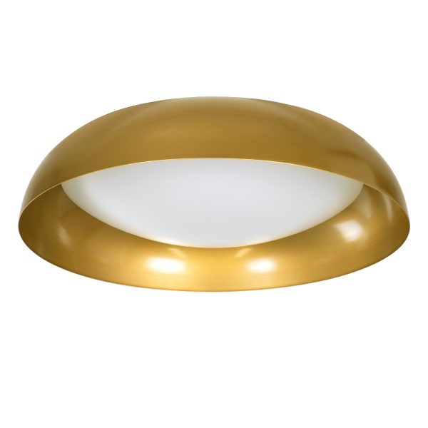 ANATOLIA 61266 Πλαφονιέρα Οροφής LED CCT 75W 8625lm 120° AC 220-240V - Εναλλαγή Φωτισμού μέσω Τηλεχειριστηρίου All In One Ψυχρό 6000k+Φυσικό 4500k+Θερμό 2700k Dimmable Φ60cm - Χρυσό - 3 Years Warranty - Image 2