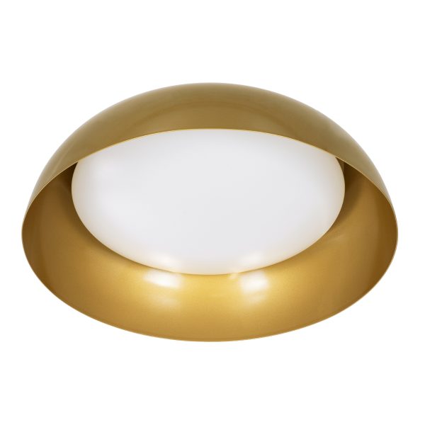 ANATOLIA 61266 Πλαφονιέρα Οροφής LED CCT 75W 8625lm 120° AC 220-240V - Εναλλαγή Φωτισμού μέσω Τηλεχειριστηρίου All In One Ψυχρό 6000k+Φυσικό 4500k+Θερμό 2700k Dimmable Φ60cm - Χρυσό - 3 Years Warranty - Image 4