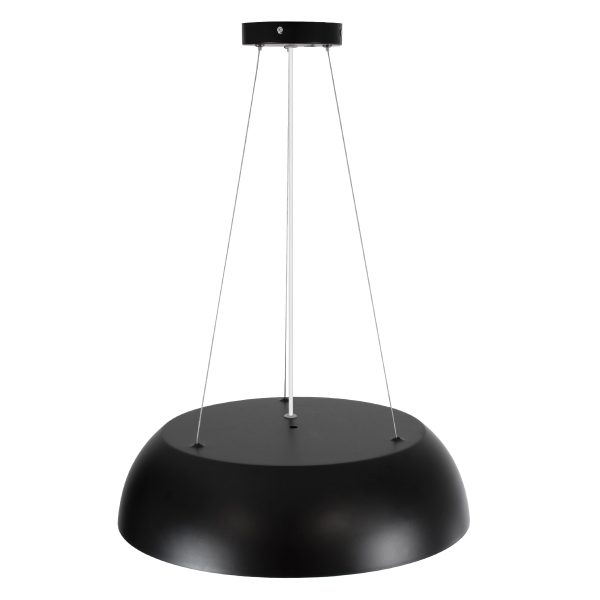 ANATOLIA 61267 Κρεμαστή Πλαφονιέρα Οροφής LED CCT 60W 6900lm 120° AC 220-240V - Εναλλαγή Φωτισμού μέσω Τηλεχειριστηρίου All In One Ψυχρό 6000k+Φυσικό 4500k+Θερμό 2700k Dimmable Φ43cm - Μαύρο - 3 Years Warranty - Image 4