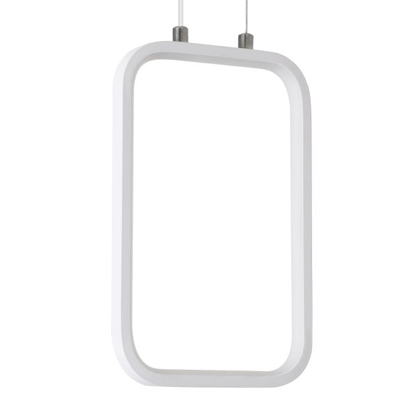 DEROBA 61299 Κρεμαστό Φωτιστικό Οροφής Linear Design LED CCT 12W 1320lm 360° AC 220-240V - Εναλλαγή Φωτισμού μέσω Διακόπτη On/Off All In One Ψυχρό 6000k+Φυσικό 4500k+Θερμό 2700k Μ16 x Π1.6 x Υ25.5cm - Λευκό - 3 Years Warranty - Image 2
