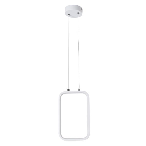 DEROBA 61299 Κρεμαστό Φωτιστικό Οροφής Linear Design LED CCT 12W 1320lm 360° AC 220-240V - Εναλλαγή Φωτισμού μέσω Διακόπτη On/Off All In One Ψυχρό 6000k+Φυσικό 4500k+Θερμό 2700k Μ16 x Π1.6 x Υ25.5cm - Λευκό - 3 Years Warranty - Image 4
