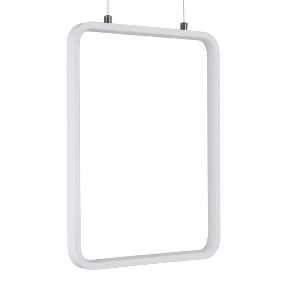 NEROBA 61303 Κρεμαστό Φωτιστικό Οροφής Linear Design LED CCT 18W 1980lm 360° AC 220-240V - Εναλλαγή Φωτισμού μέσω Διακόπτη On/Off All In One Ψυχρό 6000k+Φυσικό 4500k+Θερμό 2700k Μ29 x Π2 x Υ36cm - Λευκό - 3 Years Warranty - Image 2