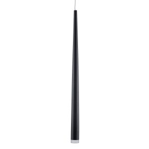 TEARS 61309 Κρεμαστό Φωτιστικό Οροφής Design LED CCT 3W 330lm 180° AC 220-240V – Εναλλαγή Φωτισμού μέσω Διακόπτη On/Off All In One Ψυχρό 6000k+Φυσικό 4500k+Θερμό 2700k Φ3.2 x Υ51.5cm – Μαύρο – 3 Years Warranty