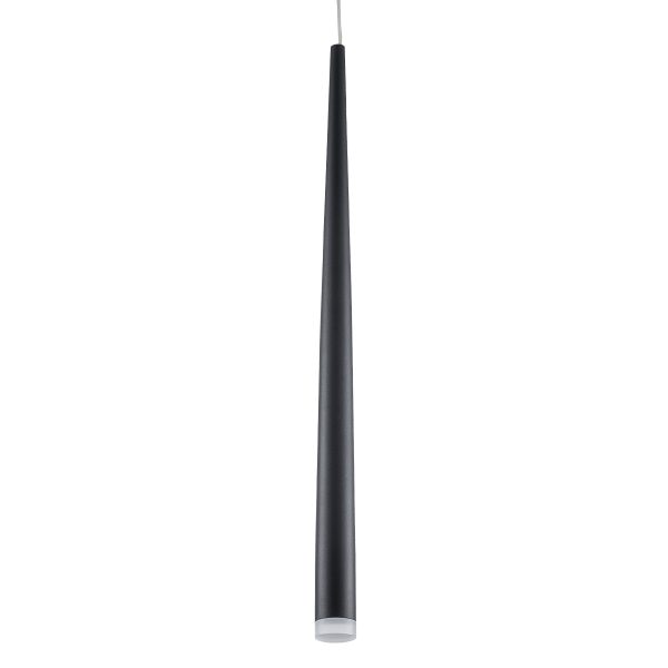 TEARS 61309 Κρεμαστό Φωτιστικό Οροφής Design LED CCT 3W 330lm 180° AC 220-240V - Εναλλαγή Φωτισμού μέσω Διακόπτη On/Off All In One Ψυχρό 6000k+Φυσικό 4500k+Θερμό 2700k Φ3.2 x Υ51.5cm - Μαύρο - 3 Years Warranty - Image 4