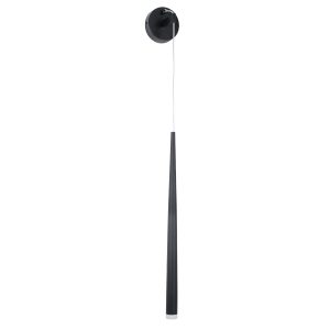 TEARS 61315 Φωτιστικό Τοίχου – Απλίκα Design LED CCT 3W 330lm 180° AC 220-240V – Εναλλαγή Φωτισμού μέσω Διακόπτη On/Off All In One Ψυχρό 6000k+Φυσικό 4500k+Θερμό 2700k Φ3.2 x Υ51.5cm – Μαύρο – 3 Years Warranty
