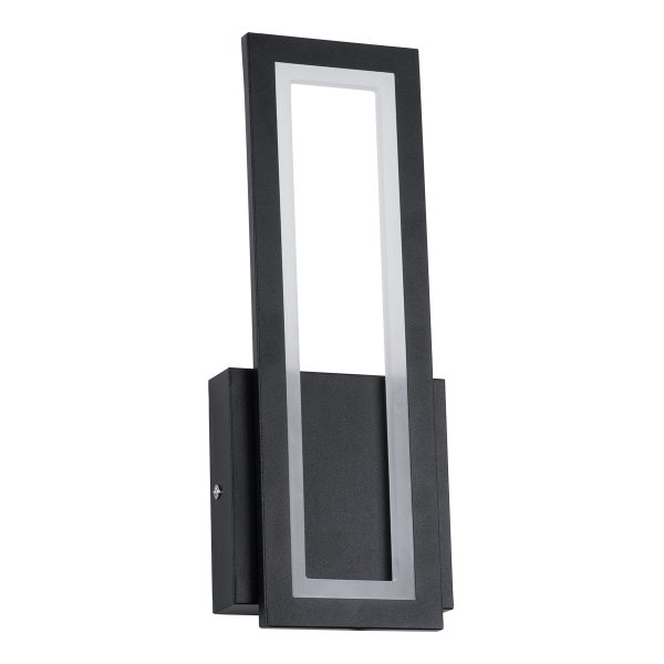 TIARA 61327 Φωτιστικό Τοίχου - Απλίκα Design LED CCT 12W 1440lm 360° AC 220-240V - Εναλλαγή Φωτισμού μέσω Διακόπτη On/Off All In One Ψυχρό 6000k+Φυσικό 4500k+Θερμό 2700k Μ12.5 x Π4 x Υ32cm - Μαύρο - 3 Years Warranty - Image 2