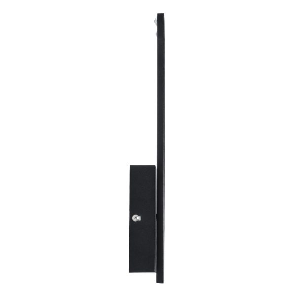 TIARA 61327 Φωτιστικό Τοίχου - Απλίκα Design LED CCT 12W 1440lm 360° AC 220-240V - Εναλλαγή Φωτισμού μέσω Διακόπτη On/Off All In One Ψυχρό 6000k+Φυσικό 4500k+Θερμό 2700k Μ12.5 x Π4 x Υ32cm - Μαύρο - 3 Years Warranty - Image 4