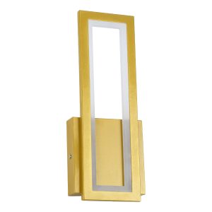 TIARA 61328 Φωτιστικό Τοίχου – Απλίκα Design LED CCT 12W 1440lm 360° AC 220-240V – Εναλλαγή Φωτισμού μέσω Διακόπτη On/Off All In One Ψυχρό 6000k+Φυσικό 4500k+Θερμό 2700k Μ12.5 x Π4 x Υ32cm – Χρυσό – 3 Years Warranty