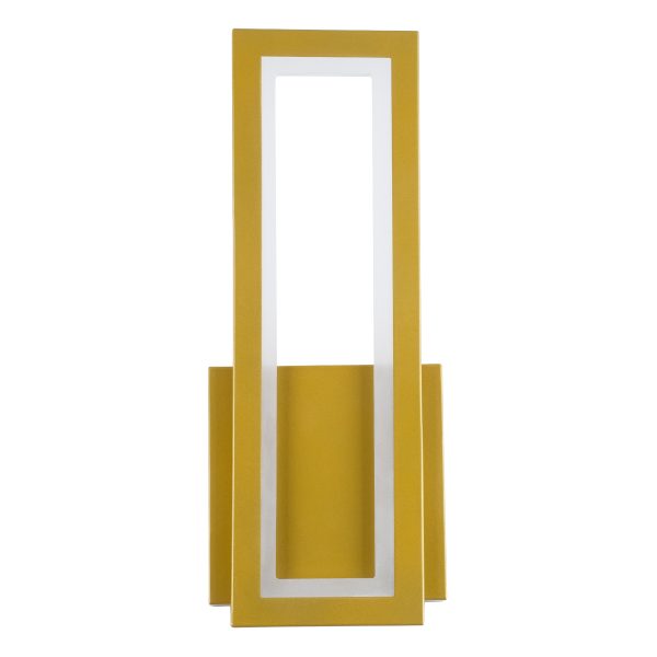 TIARA 61328 Φωτιστικό Τοίχου - Απλίκα Design LED CCT 12W 1440lm 360° AC 220-240V - Εναλλαγή Φωτισμού μέσω Διακόπτη On/Off All In One Ψυχρό 6000k+Φυσικό 4500k+Θερμό 2700k Μ12.5 x Π4 x Υ32cm - Χρυσό - 3 Years Warranty - Image 3