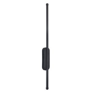 HARLEM 61331 Φωτιστικό Τοίχου – Απλίκα Design LED CCT 9W 1080lm 120° AC 220-240V – Εναλλαγή Φωτισμού μέσω Διακόπτη On/Off All In One Ψυχρό 6000k+Φυσικό 4500k+Θερμό 2700k Μ5 x Π4 x Υ60cm – Μαύρο – 3 Years Warranty