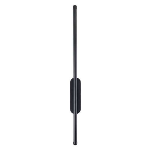 HARLEM 61331 Φωτιστικό Τοίχου - Απλίκα Design LED CCT 9W 1080lm 120° AC 220-240V - Εναλλαγή Φωτισμού μέσω Διακόπτη On/Off All In One Ψυχρό 6000k+Φυσικό 4500k+Θερμό 2700k Μ5 x Π4 x Υ60cm - Μαύρο - 3 Years Warranty - Image 3