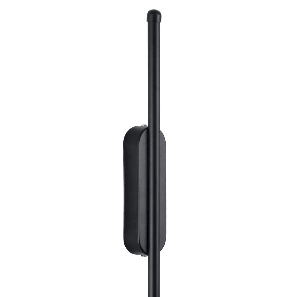 HARLEM 61331 Φωτιστικό Τοίχου - Απλίκα Design LED CCT 9W 1080lm 120° AC 220-240V - Εναλλαγή Φωτισμού μέσω Διακόπτη On/Off All In One Ψυχρό 6000k+Φυσικό 4500k+Θερμό 2700k Μ5 x Π4 x Υ60cm - Μαύρο - 3 Years Warranty - Image 5