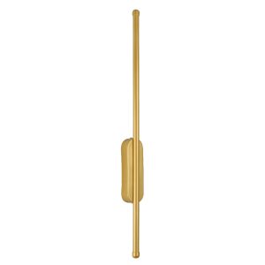 HARLEM 61332 Φωτιστικό Τοίχου – Απλίκα Design LED CCT 9W 1080lm 120° AC 220-240V – Εναλλαγή Φωτισμού μέσω Διακόπτη On/Off All In One Ψυχρό 6000k+Φυσικό 4500k+Θερμό 2700k Μ5 x Π4 x Υ60cm – Χρυσό – 3 Years Warranty