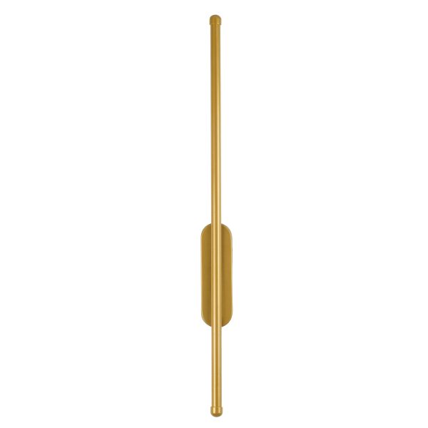 HARLEM 61332 Φωτιστικό Τοίχου - Απλίκα Design LED CCT 9W 1080lm 120° AC 220-240V - Εναλλαγή Φωτισμού μέσω Διακόπτη On/Off All In One Ψυχρό 6000k+Φυσικό 4500k+Θερμό 2700k Μ5 x Π4 x Υ60cm - Χρυσό - 3 Years Warranty - Image 3