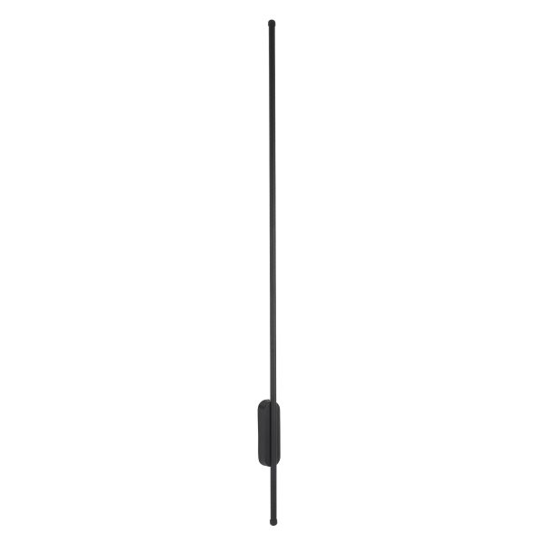 HARLEM 61335 Φωτιστικό Τοίχου - Απλίκα Design LED CCT 18W 2160lm 120° AC 220-240V - Εναλλαγή Φωτισμού μέσω Διακόπτη On/Off All In One Ψυχρό 6000k+Φυσικό 4500k+Θερμό 2700k Μ5 x Π4 x Υ120cm - Μαύρο - 3 Years Warranty - Image 2