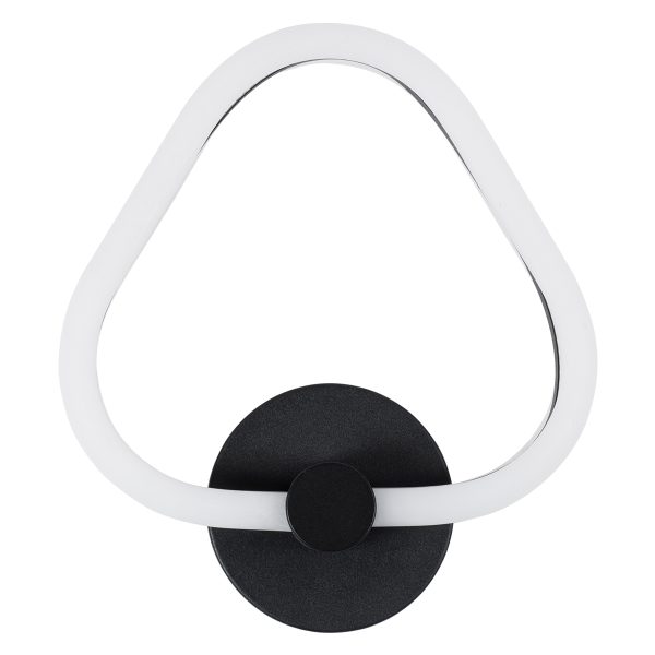 REGINA 61341 Φωτιστικό Τοίχου - Απλίκα Design LED CCT 8W 960lm 360° AC 220-240V - Εναλλαγή Φωτισμού μέσω Διακόπτη On/Off All In One Ψυχρό 6000k+Φυσικό 4500k+Θερμό 2700k Μ25 x Π7 x Υ28.5cm - Μαύρο - 3 Years Warranty - Image 3