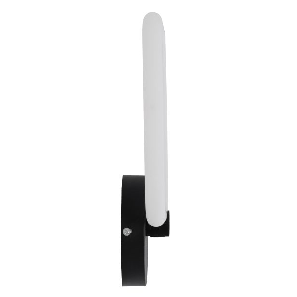 ELIZA 61343 Φωτιστικό Τοίχου - Απλίκα Design LED CCT 8W 960lm 360° AC 220-240V - Εναλλαγή Φωτισμού μέσω Διακόπτη On/Off All In One Ψυχρό 6000k+Φυσικό 4500k+Θερμό 2700k Μ22 x Π5 x Υ28.5cm - Μαύρο - 3 Years Warranty - Image 4