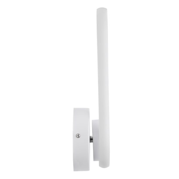 DALLAS 61346 Φωτιστικό Τοίχου - Απλίκα Design LED CCT 12W 1440lm 360° AC 220-240V - Εναλλαγή Φωτισμού μέσω Διακόπτη On/Off All In One Ψυχρό 6000k+Φυσικό 4500k+Θερμό 2700k Μ12 x Π6.5 x Υ32cm - Λευκό - 3 Years Warranty - Image 4