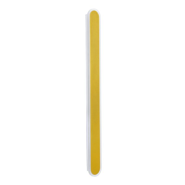 HOUSTON 61348 Φωτιστικό Τοίχου - Απλίκα Design LED CCT 18W 2160lm 360° AC 220-240V - Εναλλαγή Φωτισμού μέσω Διακόπτη On/Off All In One Ψυχρό 6000k+Φυσικό 4500k+Θερμό 2700k Μ6 x Π3 x Υ60cm - Χρυσό - 3 Years Warranty - Image 3