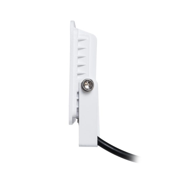 ATLAS 61405 Επαγγελματικός Προβολέας LED 10W 1200lm 120° AC 220-240V - Αδιάβροχος IP67 - Μ10 x Π2 x Υ8cm - Λευκό - Φυσικό Λευκό 4500K - LUMILEDS Chips - TÜV Rheinland Certified - 5 Years Warranty - Image 3