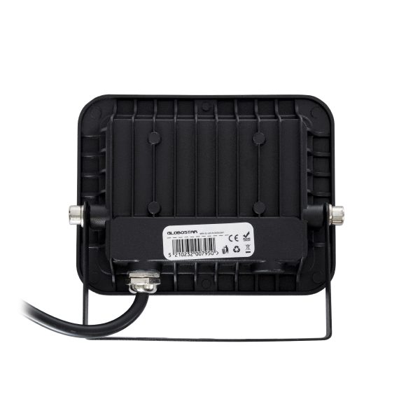 ATLAS 61411 Επαγγελματικός Προβολέας LED 20W 2400lm 120° AC 220-240V - Αδιάβροχος IP67 - Μ12 x Π2.5 x Υ9.5cm - Μαύρο - Φυσικό Λευκό 4500K - LUMILEDS Chips - TÜV Rheinland Certified - 5 Years Warranty - Image 4